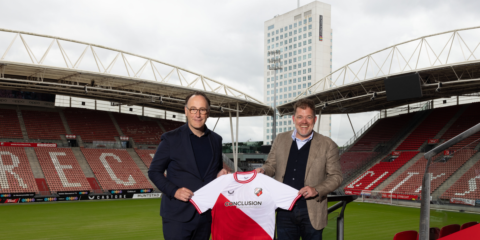 Conclusion trotse hoofdsponsor FC Utrecht